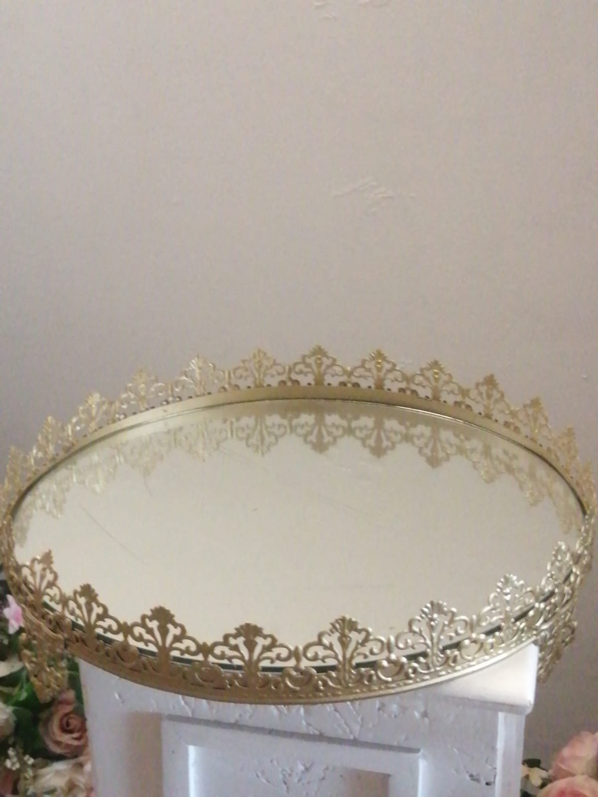 Çerçeveli Ayna 40cm çap 10cmy
