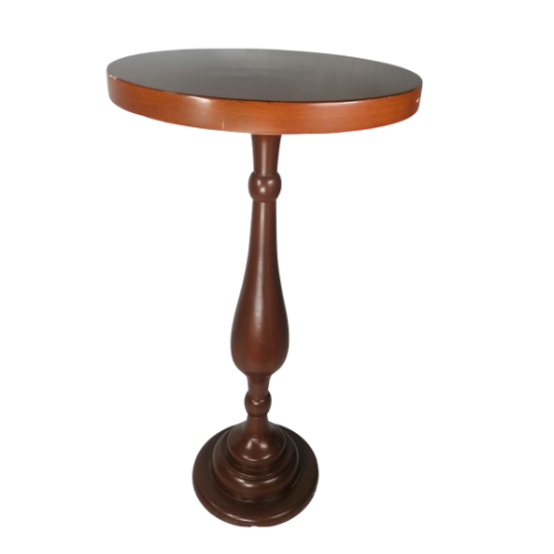 Yuvarlak Ceviz Bistro 60cm çap 110cmy