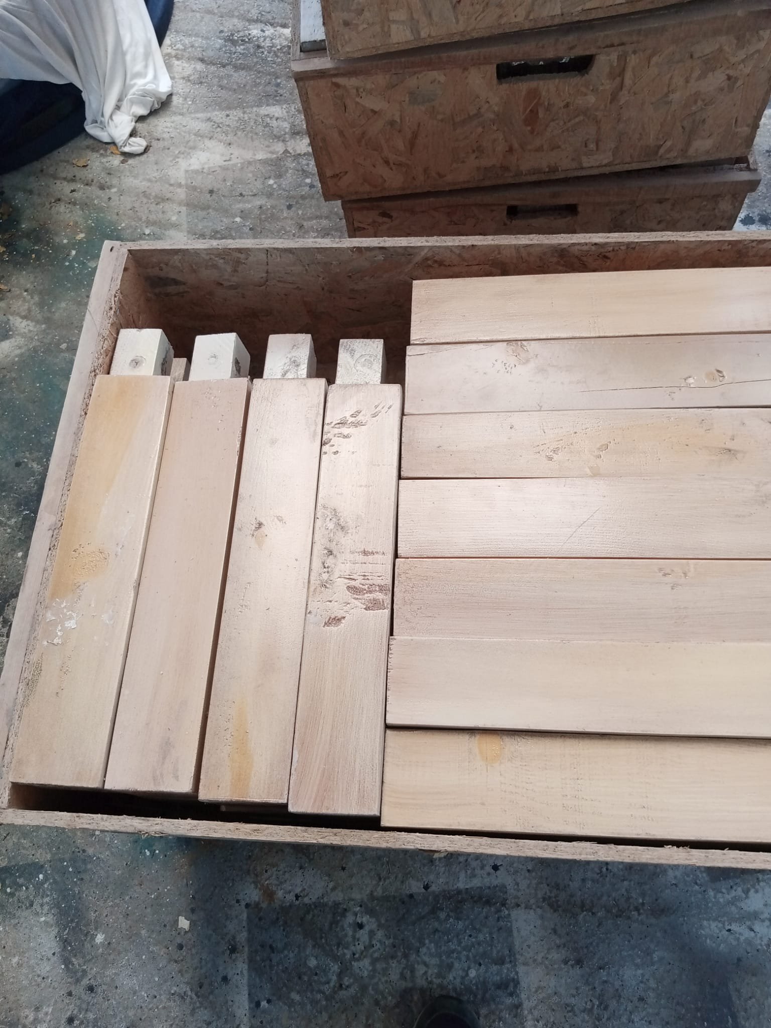 Ahşap Masa Ayak Açık Renk 47cm