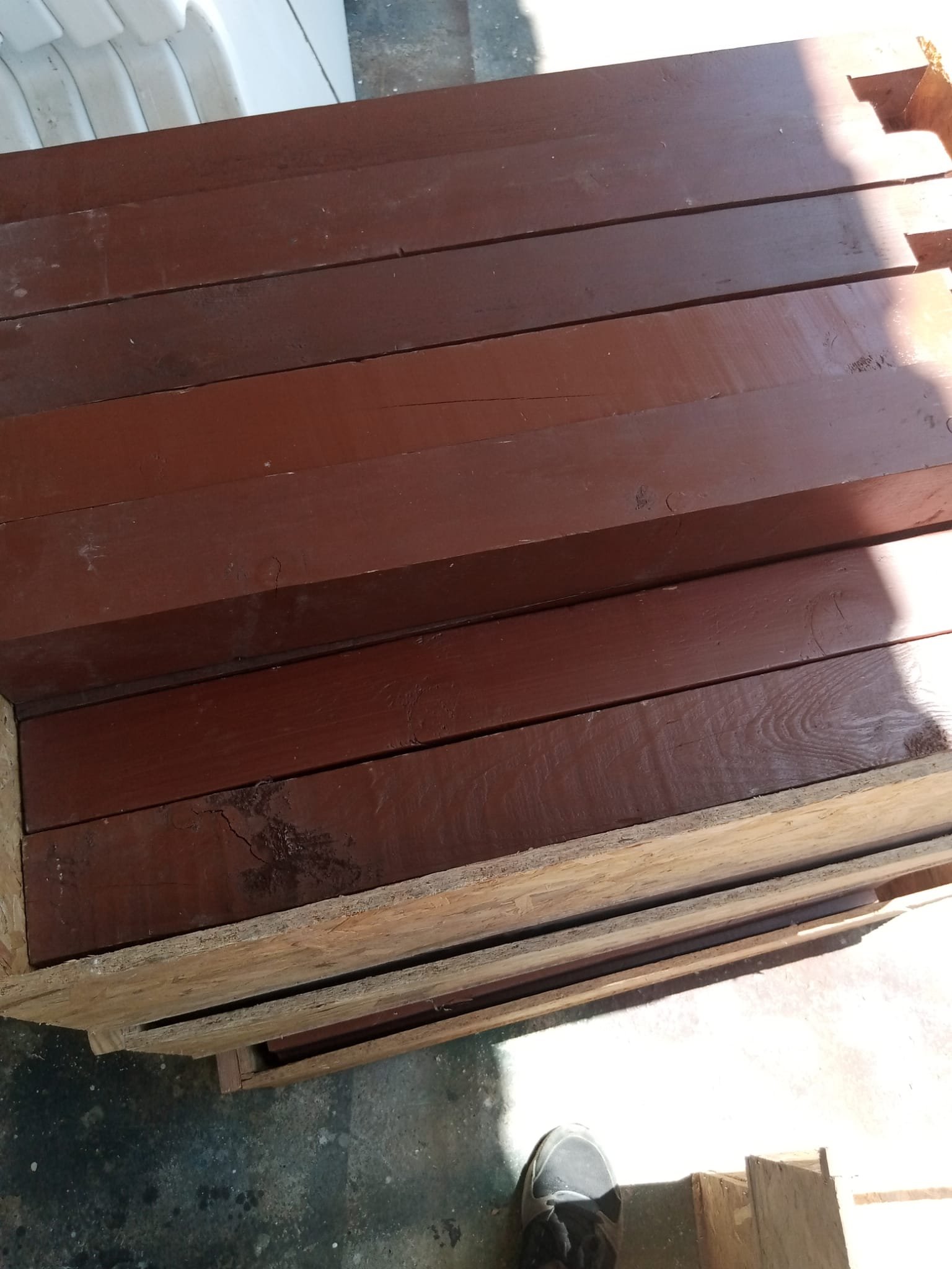 Ahşap Masa Ayak Koyu Renk 67cm