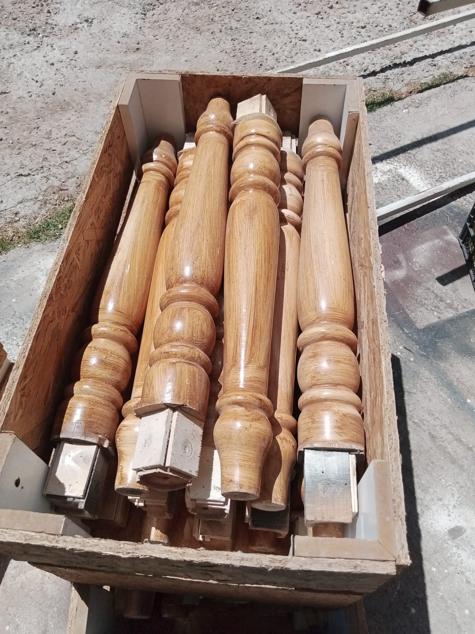 Ahşap Masa Torna Ayak 67cm