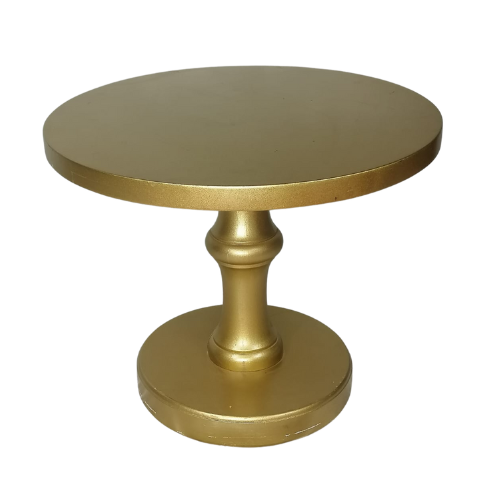 Gold Yuvarlak Sehpa