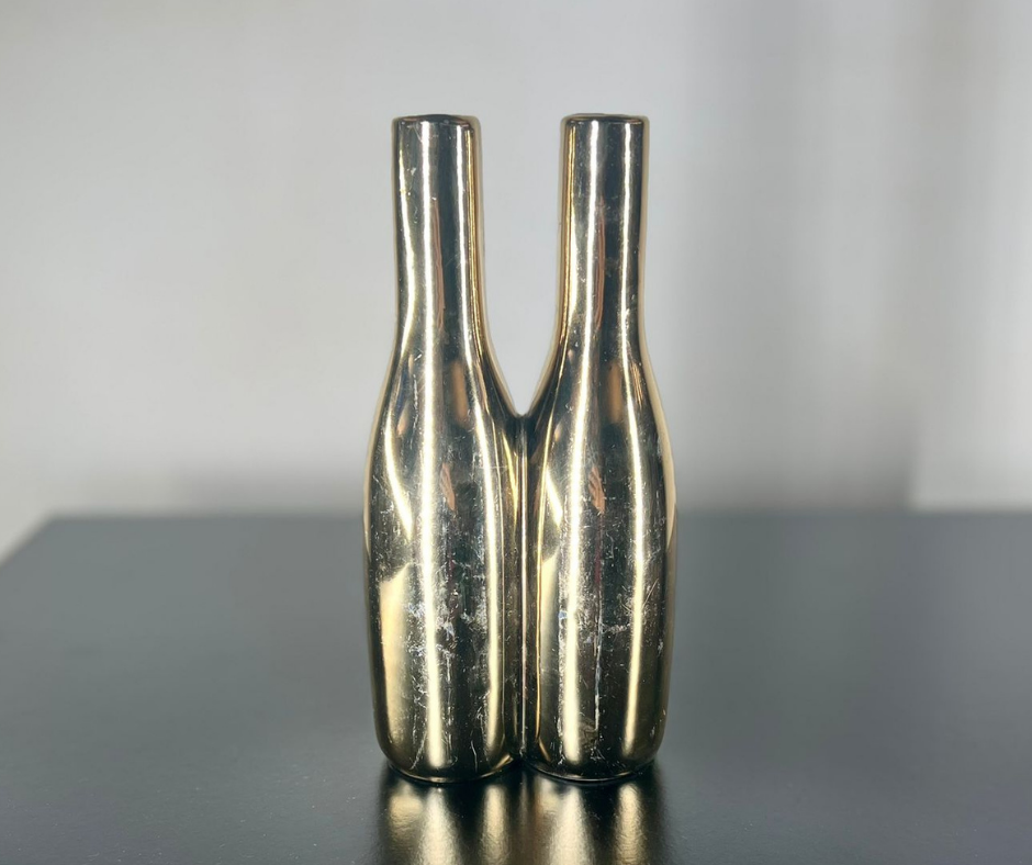 Altın İkili Şişe 20cm*10cm