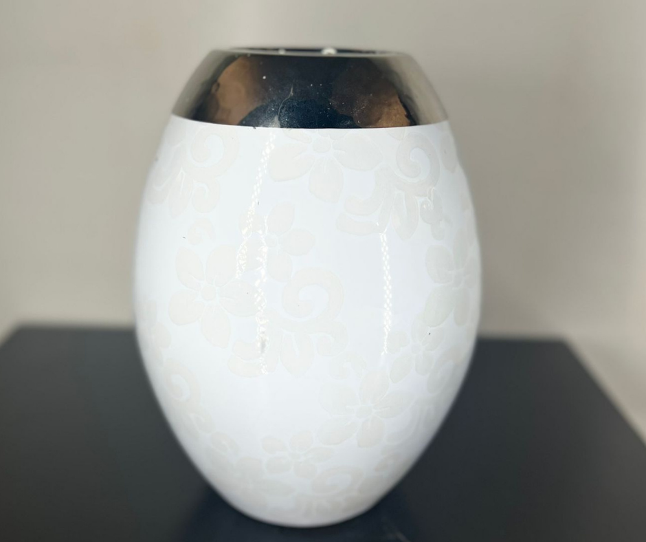Porselen Geniş Ağızlı Vazo 28cm*19cm
