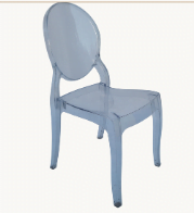 Şeffaf Elizabet Ghost Sandalye
