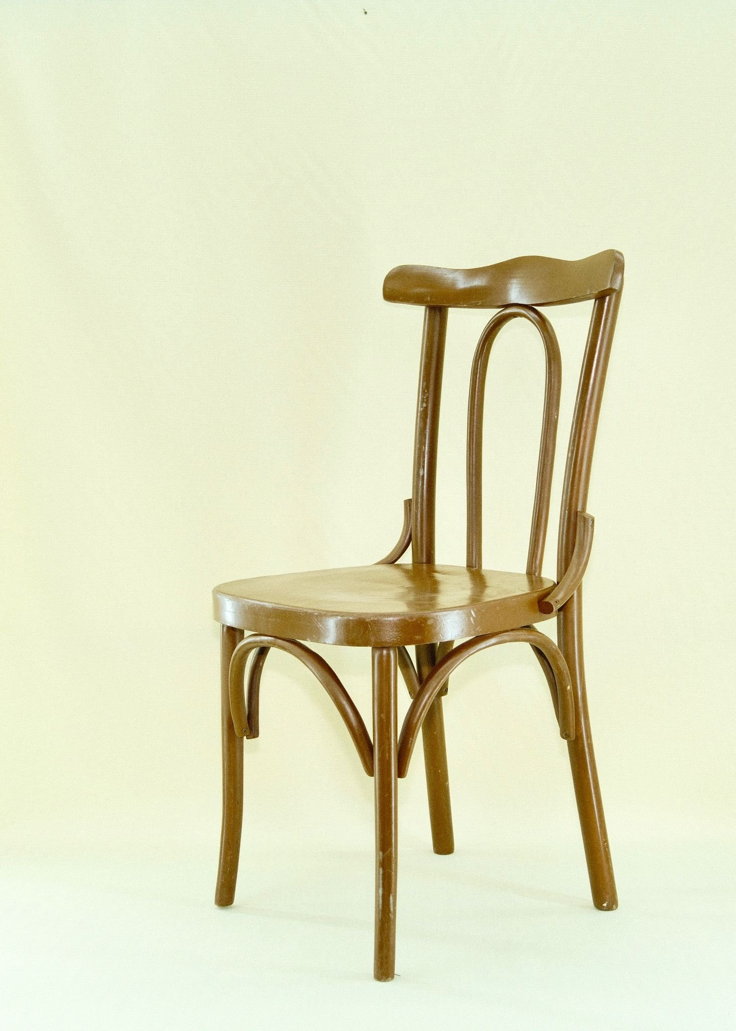 Ahşap Markiz Thonet Sandalye Koyu Renk