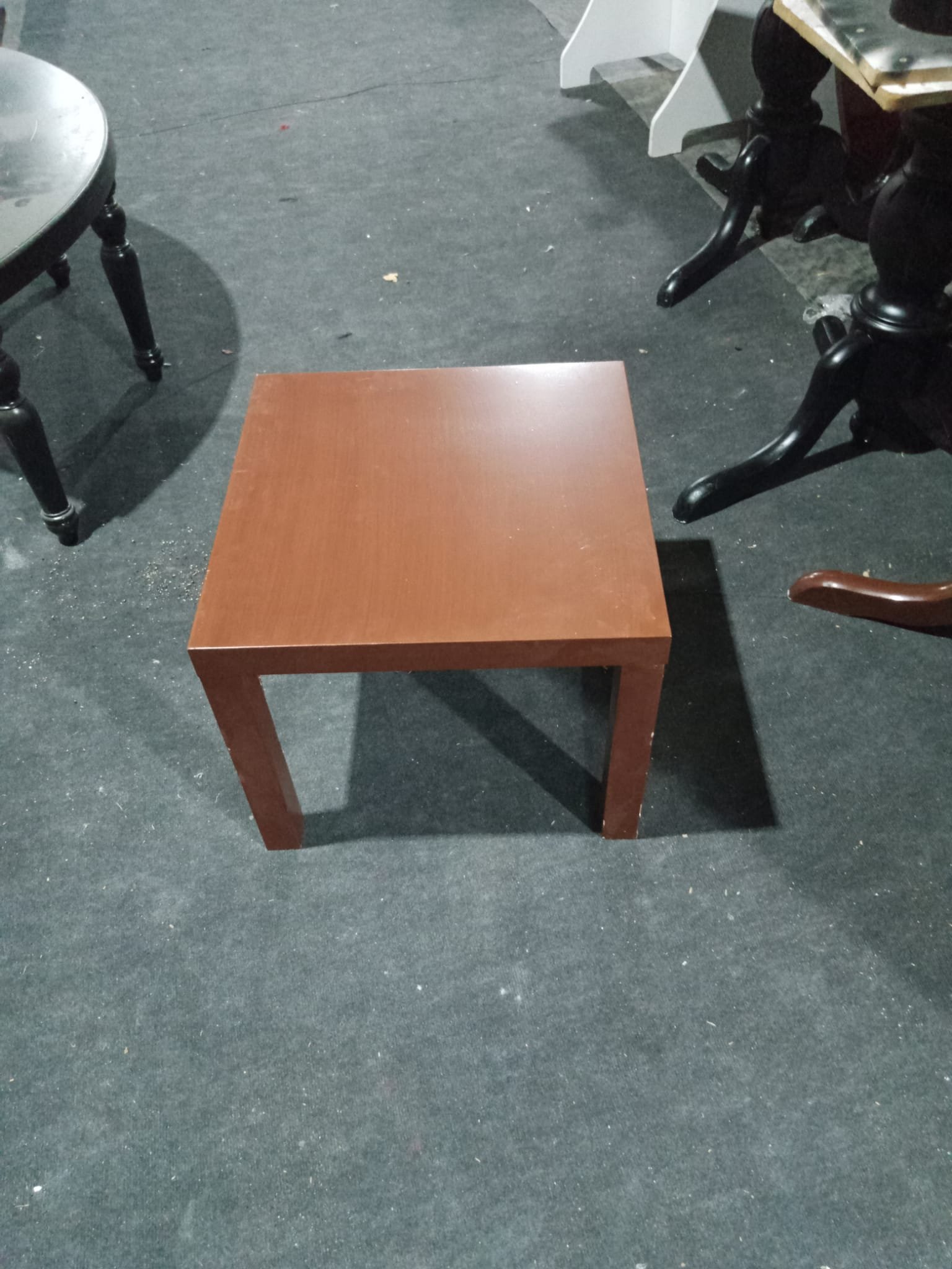 Kare Ceviz Kahverengi Sehpa - 2