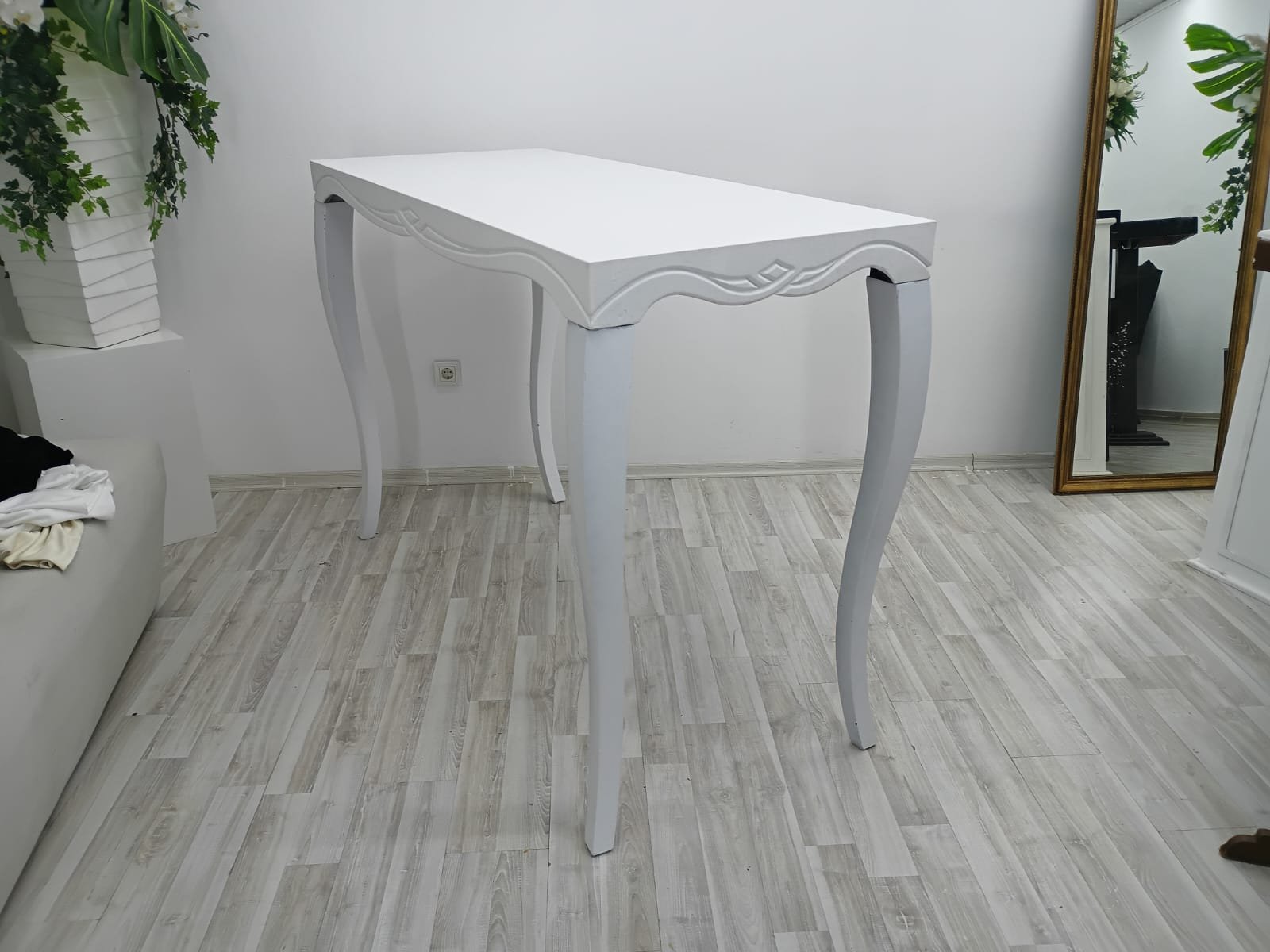 Lukens Bar Masa Beyaz 160*55cm