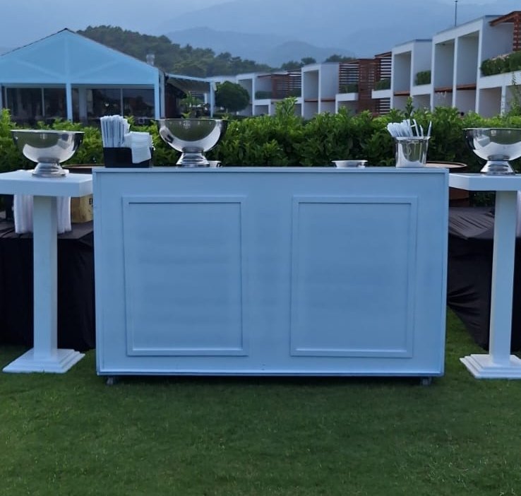 DÜZ BAR BEYAZ 175cm X 115cm X 60cm