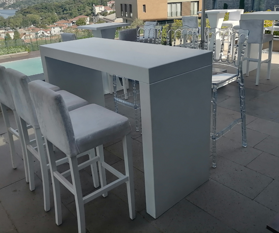 U Bar Masa Özel Renkli - 5