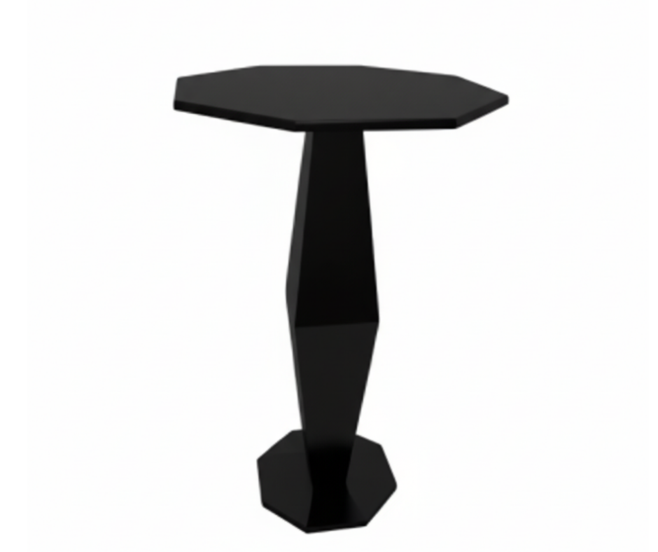 Sekizgen Bistro Siyah