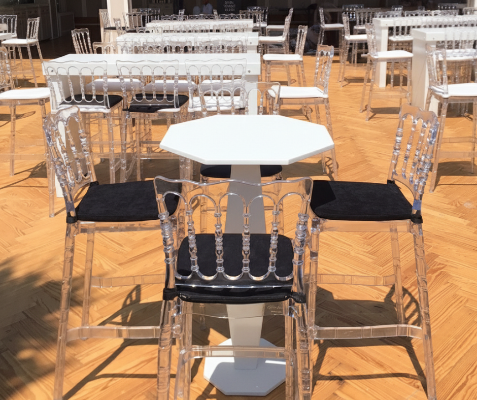 Sekizgen Bistro Beyaz - 3