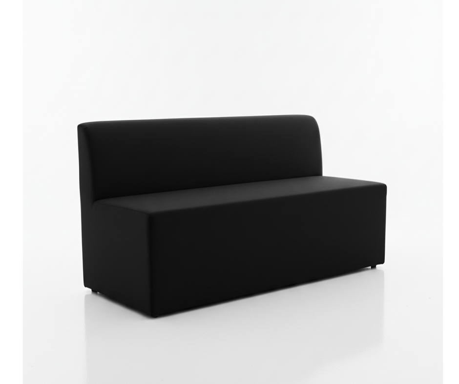 Sedir Siyah 3lü - Kumaş Koltuk