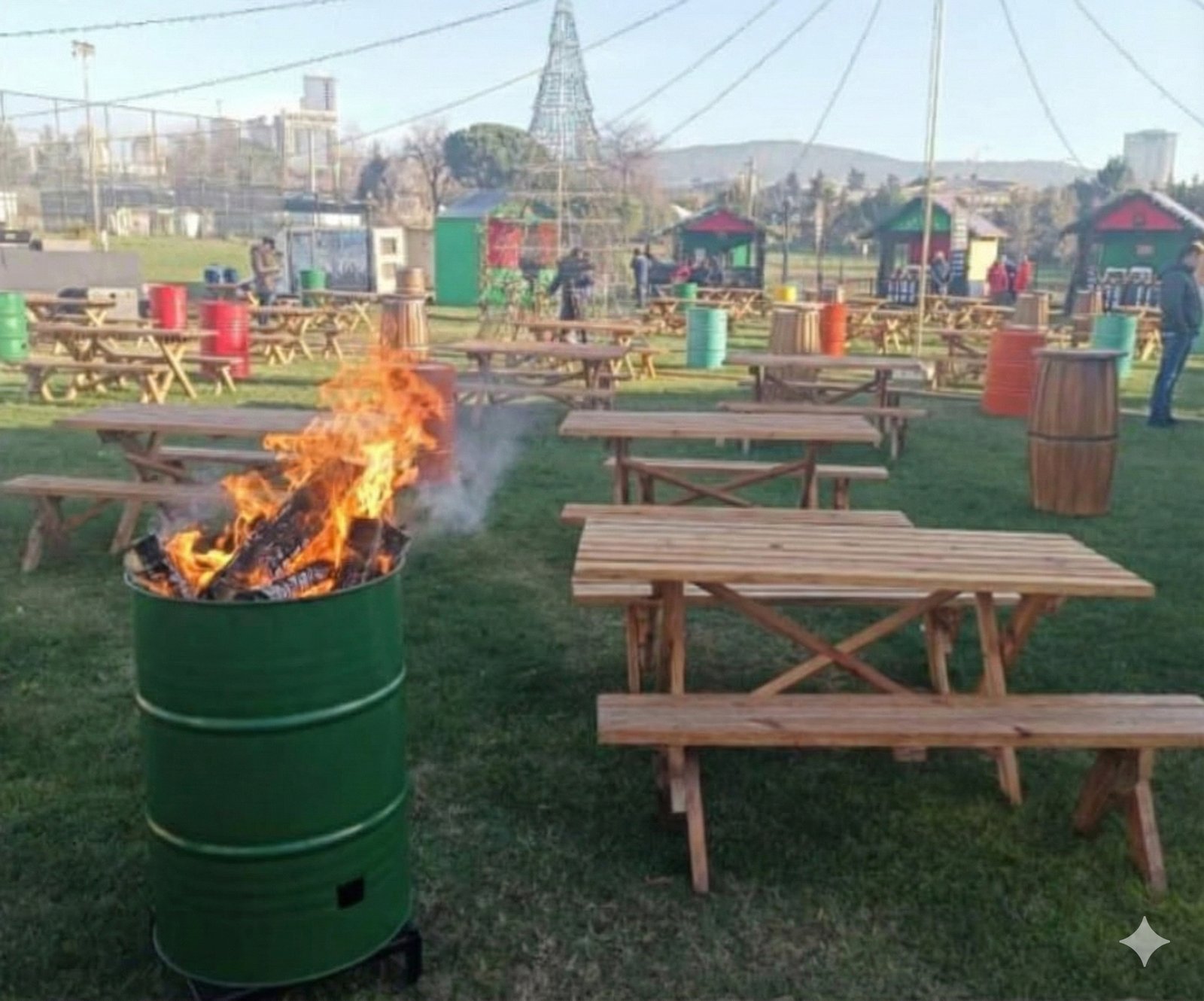 Ateş Varili (Odun Dahil)