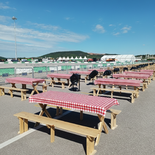 Piknik Masa Örtüsü - kırmızı